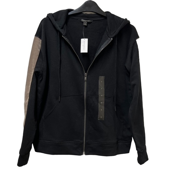Banana Republic Full Zip Black Hoodie Size Small NWT - Picture 1 of 4